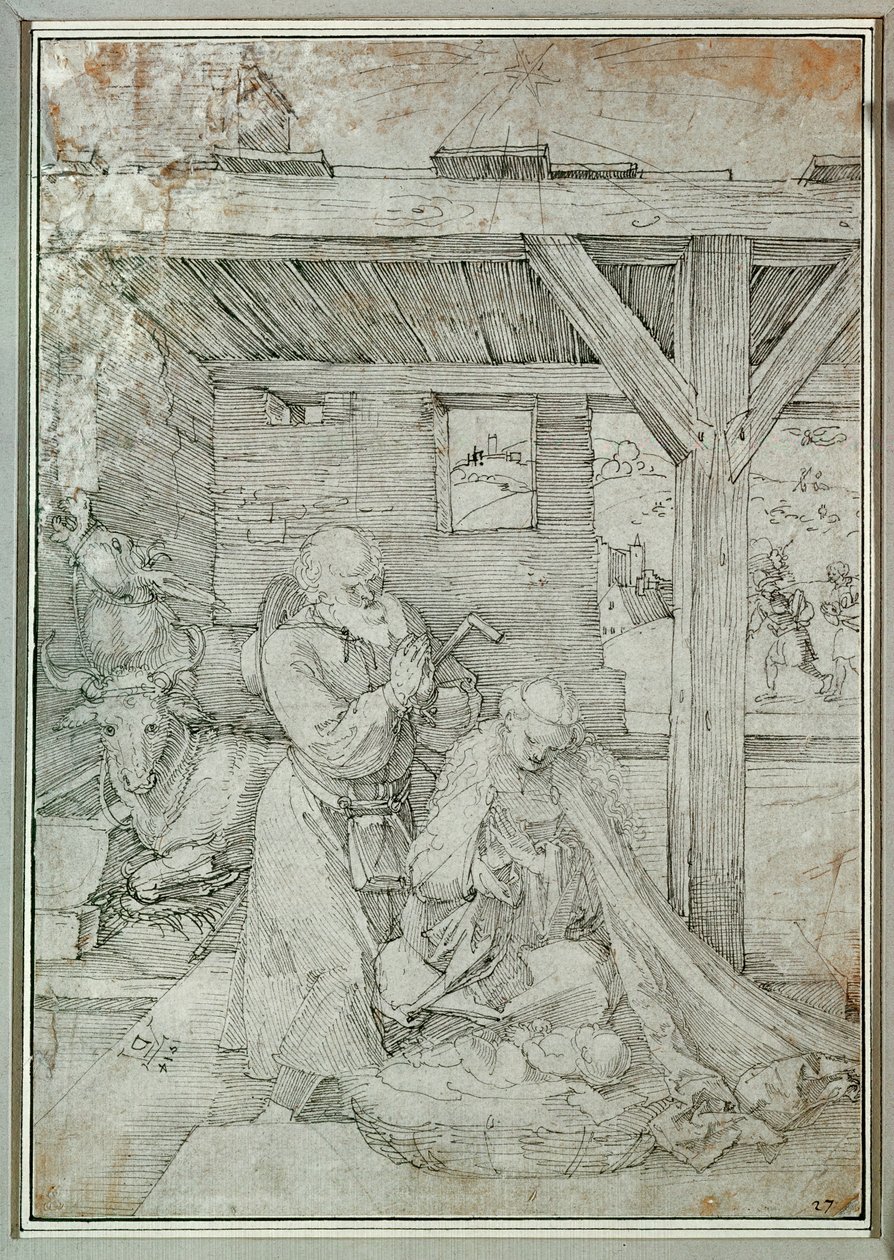 Nativity by Albrecht Dürer or Duerer