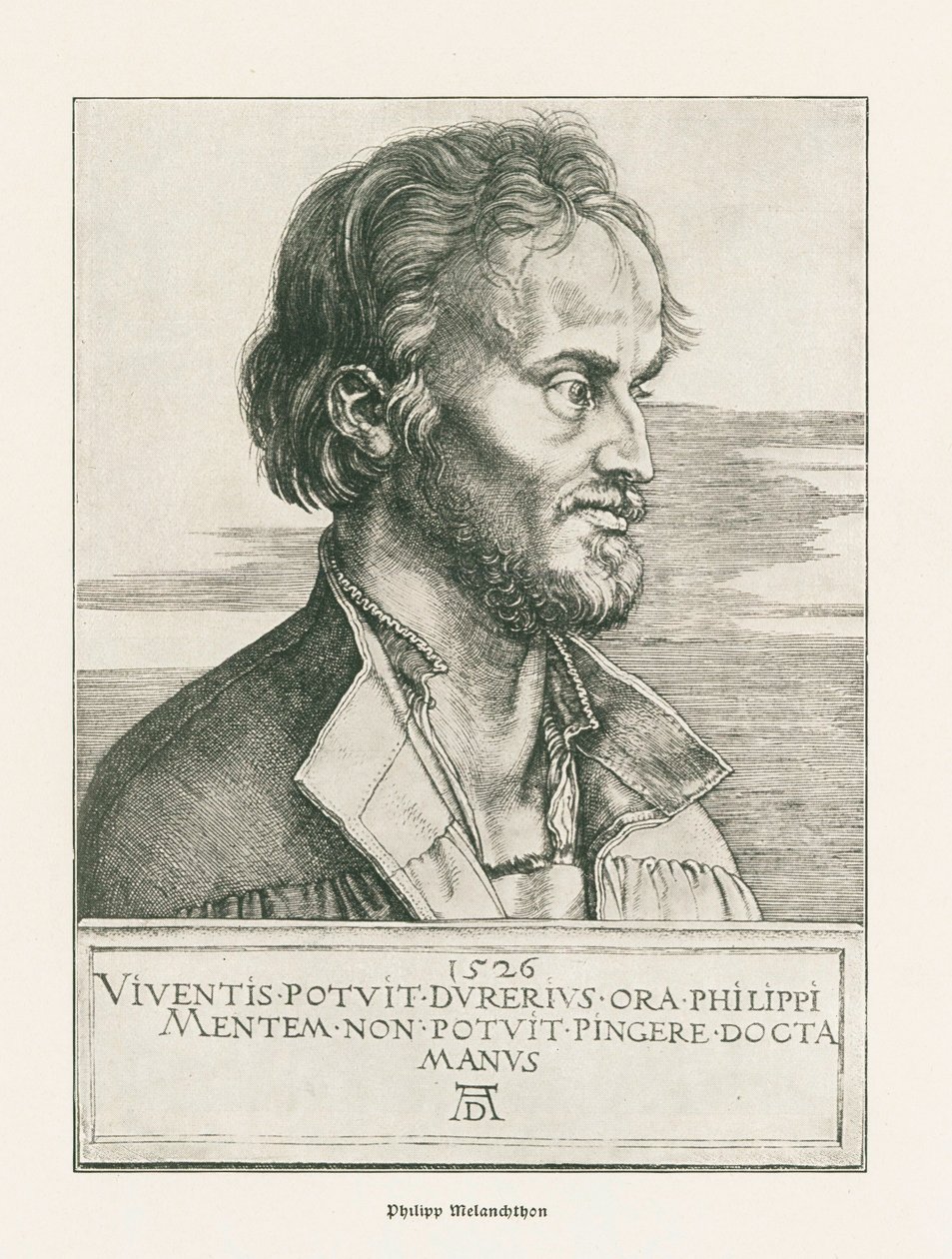 Philipp Melanchthon by Albrecht Dürer or Duerer