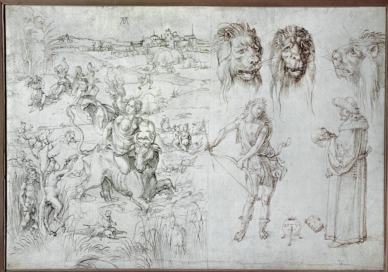 Rape of Europa, Lion