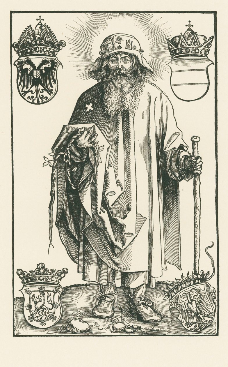 Saint Coloman as a Pilgrim by Albrecht Dürer or Duerer