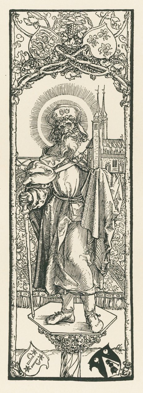 Saint Sebald on the Column, c.1501 by Albrecht Dürer or Duerer