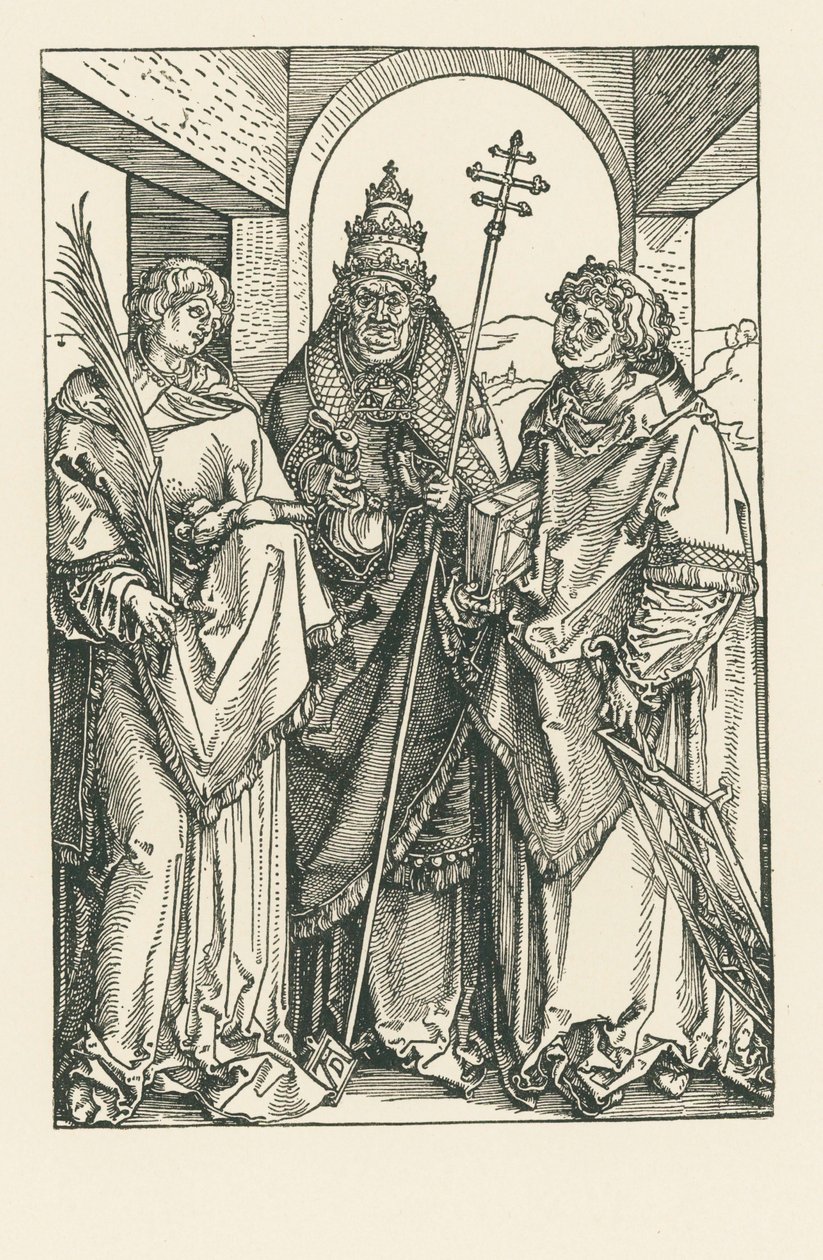 Saints Stephen, Sixtus and Lawrence by Albrecht Dürer or Duerer