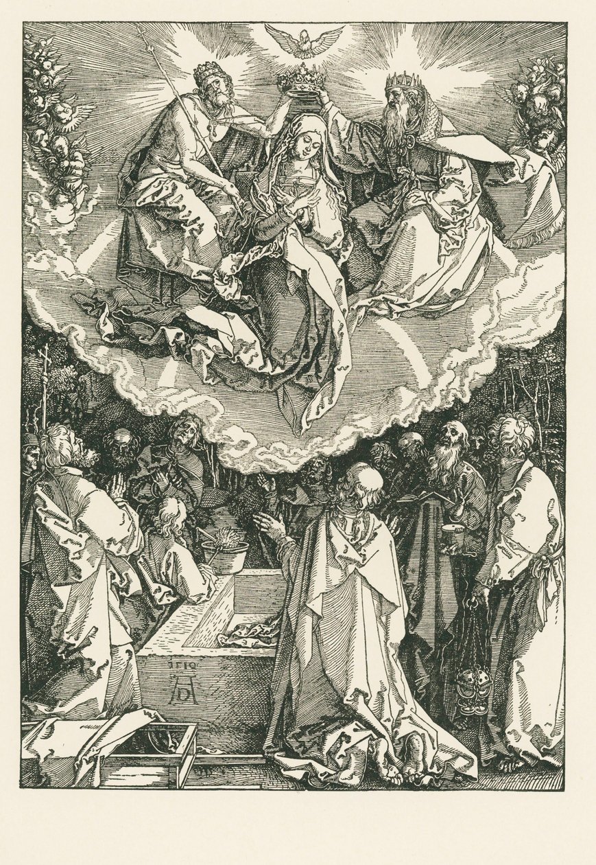 The Assumption and Coronation of the Virgin by Albrecht Dürer or Duerer