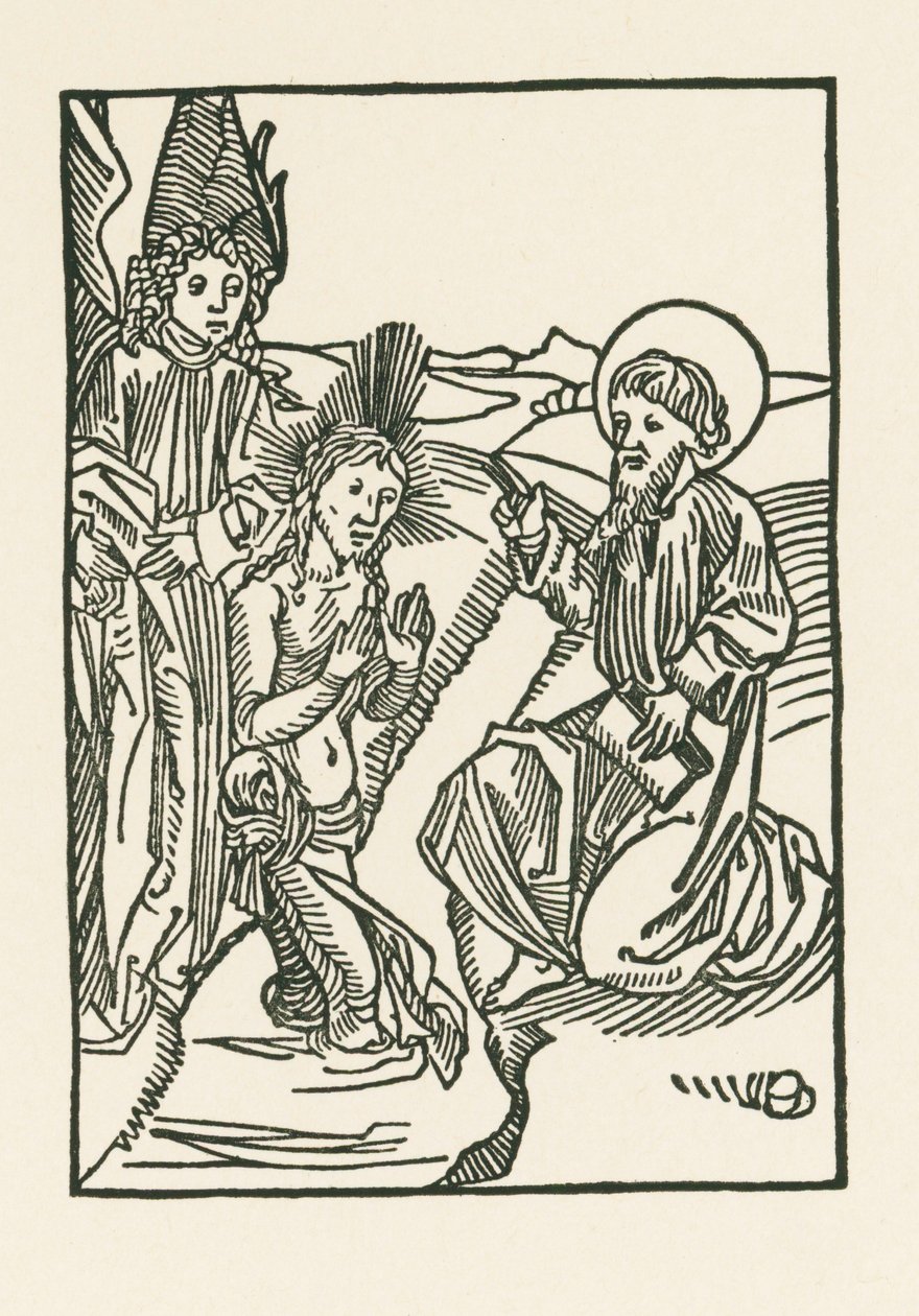 The Baptism of Christ in the River Jordan by Albrecht Dürer or Duerer