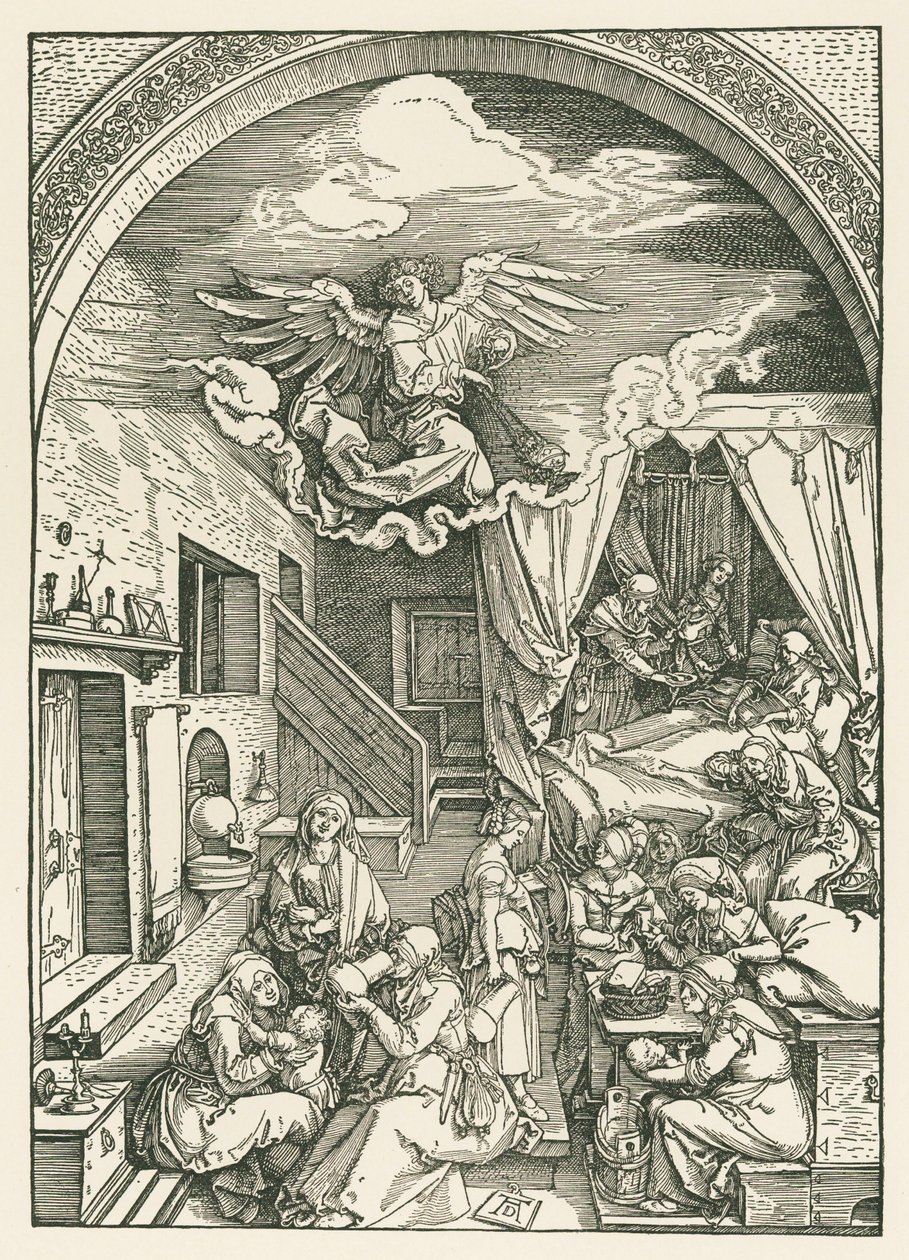 The Birth of the Virgin by Albrecht Dürer or Duerer
