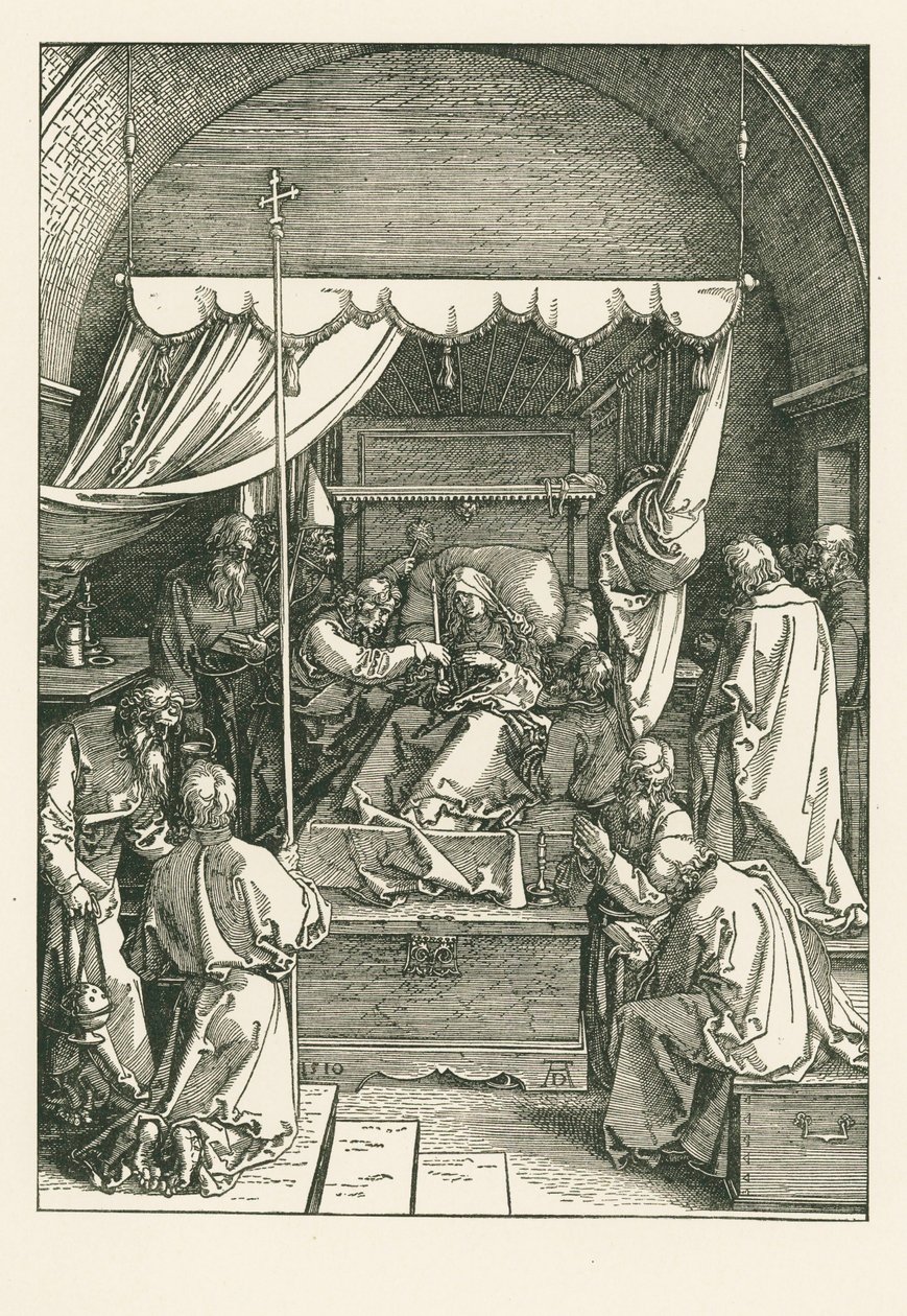 The Death of the Virgin by Albrecht Dürer or Duerer