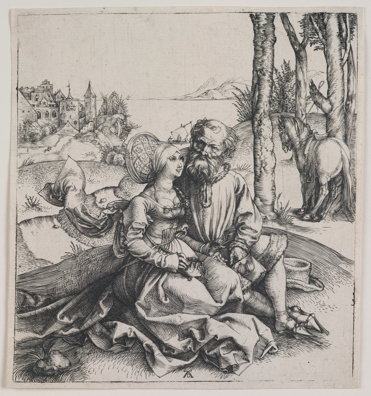 The Ill-Assorted Couple by Albrecht Dürer or Duerer