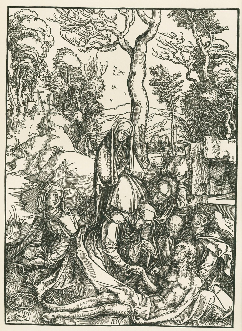 The Lamentation for Christ by Albrecht Dürer or Duerer