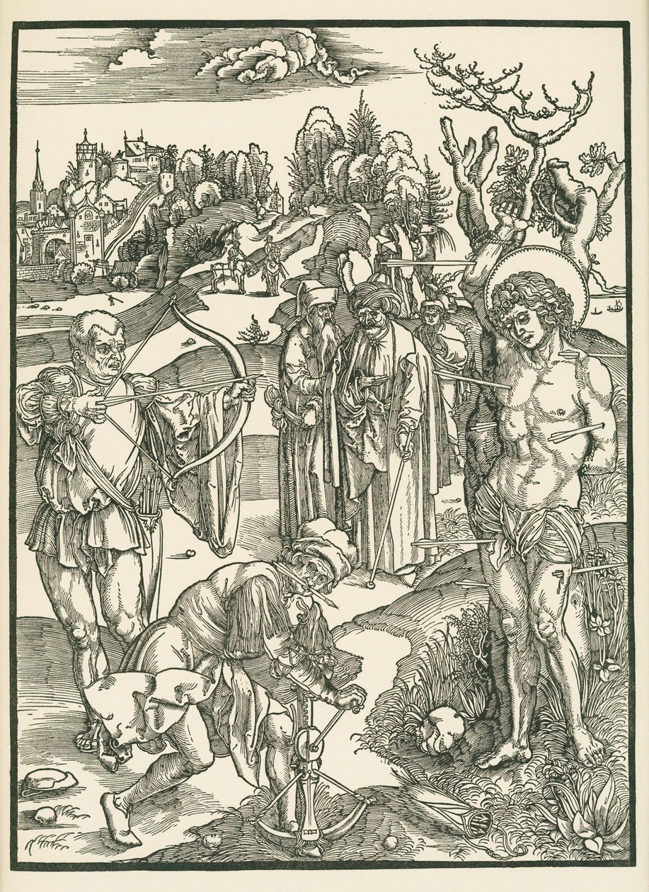 The Martyrdom of Saint Sebastian by Albrecht Dürer or Duerer