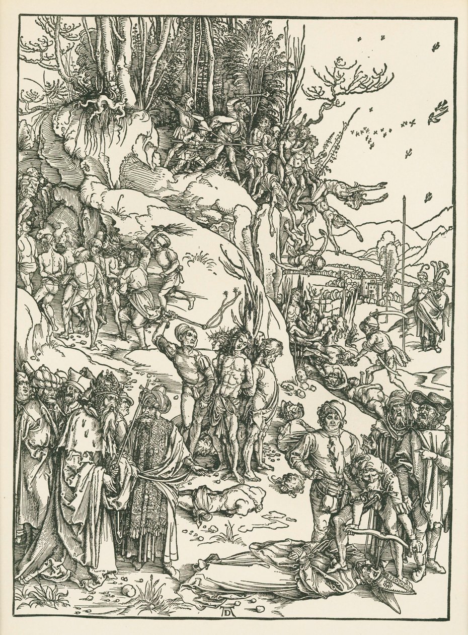 The Martyrdom of the Ten Thousand by Albrecht Dürer or Duerer