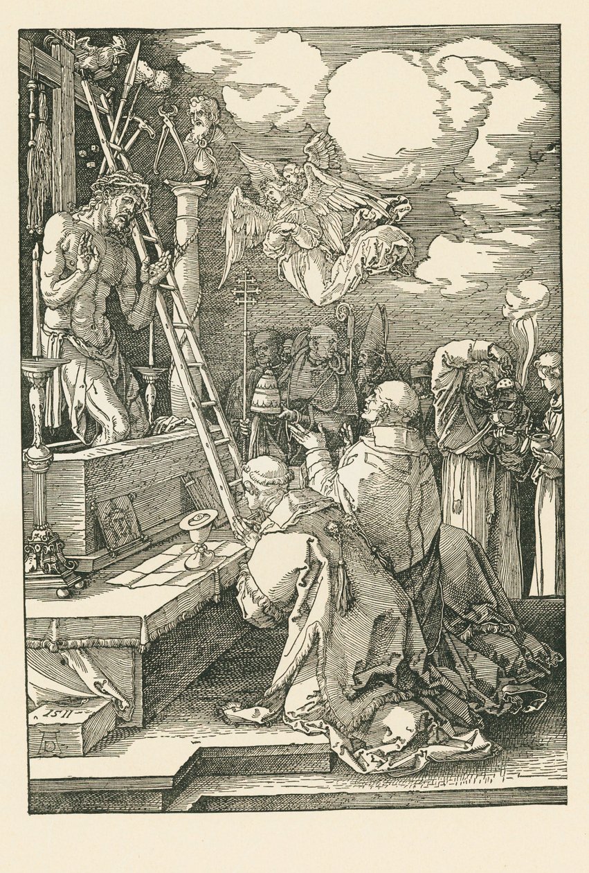 The Mass of Saint Gregory by Albrecht Dürer or Duerer
