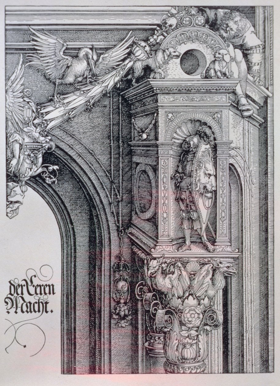 The Triumphal Arch of Emperor Maximilian I (detail) by Albrecht Dürer