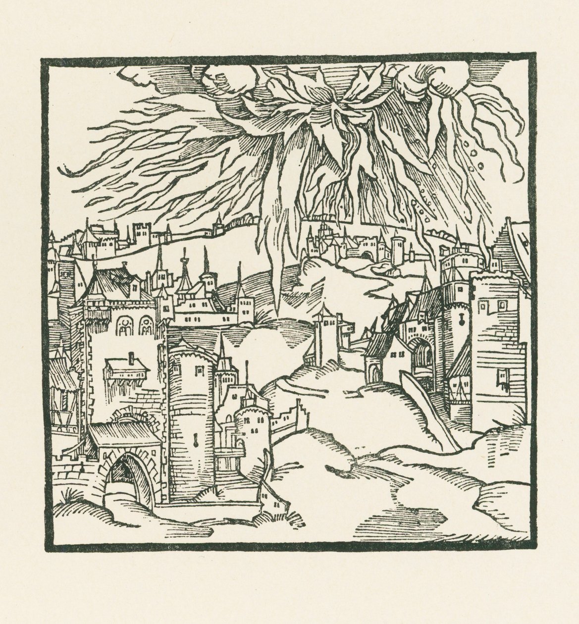 The Destruction of Sodom and Gomorrah by Albrecht Dürer or Duerer