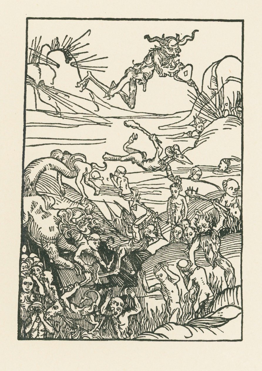 The Eternal Lamentation of the Damned by Albrecht Dürer or Duerer