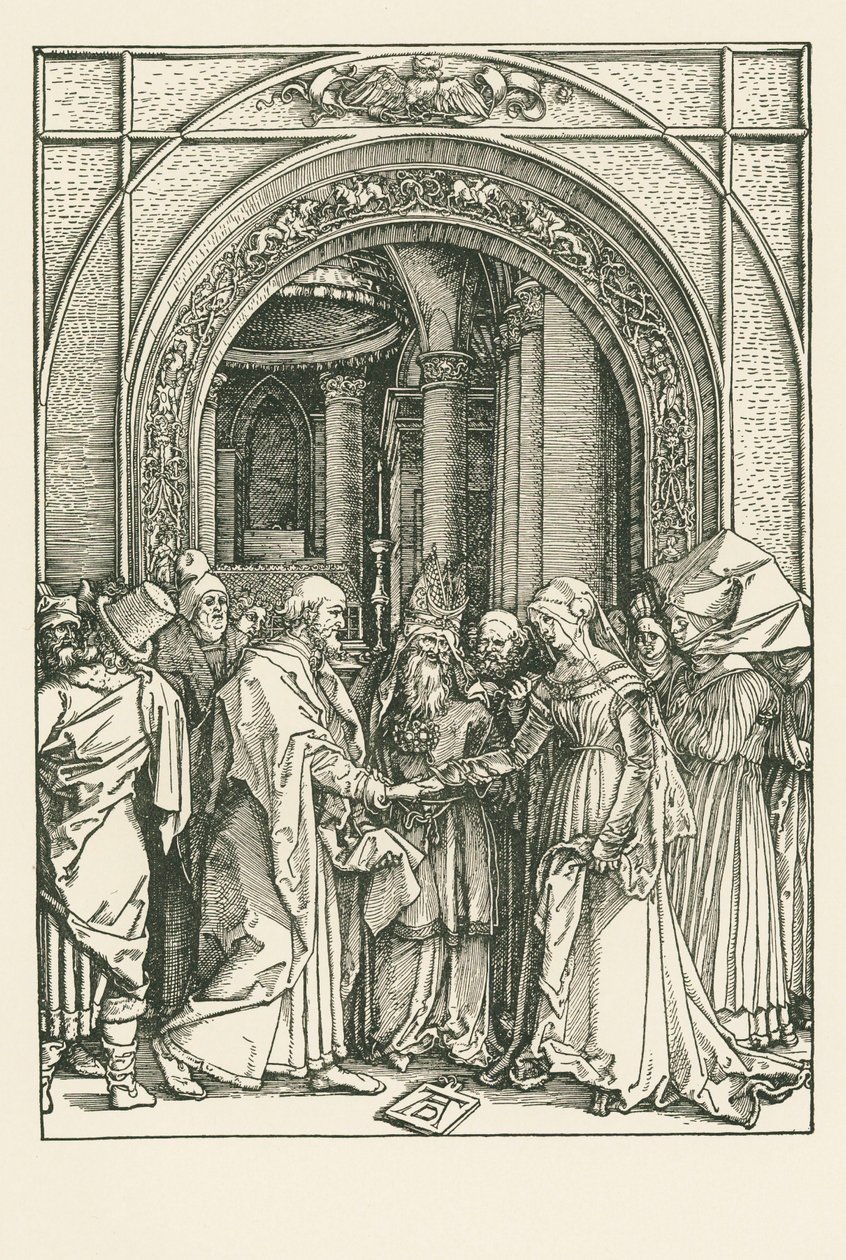 The Marriage of the Virgin by Albrecht Dürer or Duerer