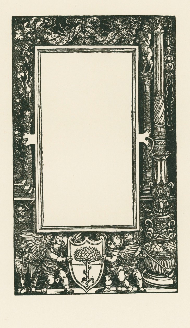 Title Page to Plutarch: De His Qui Tarde by Albrecht Dürer or Duerer