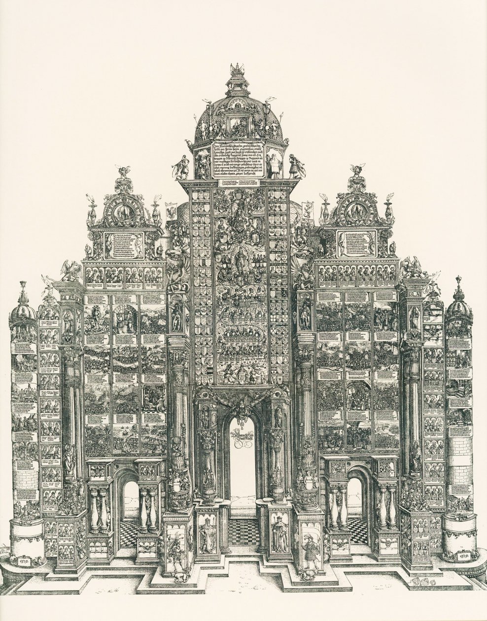 Triumphal Arch for Emperor Maximilian I by Albrecht Dürer or Duerer
