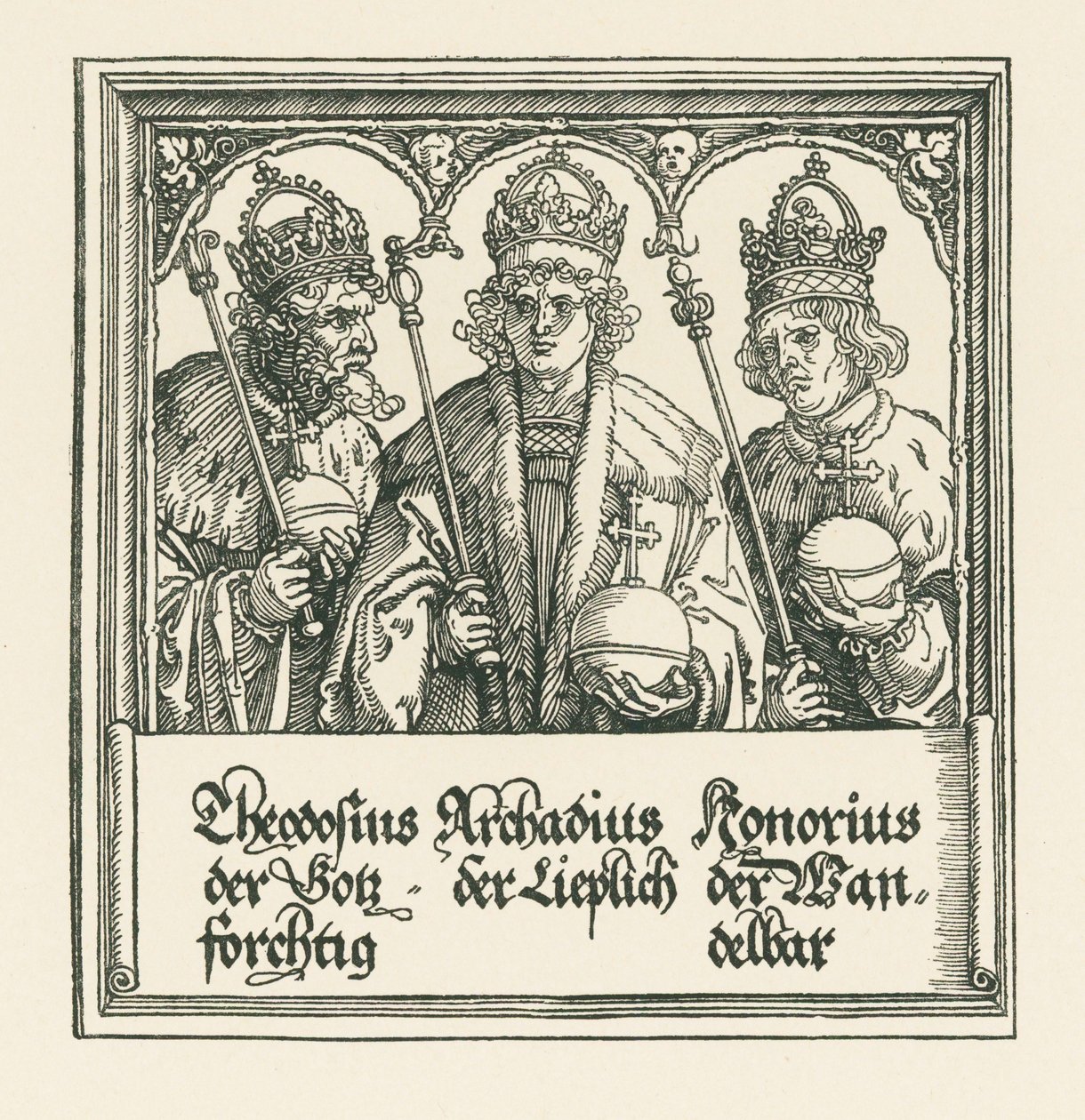 Triumphal Arch for Emperor Maximilian I by Albrecht Dürer or Duerer