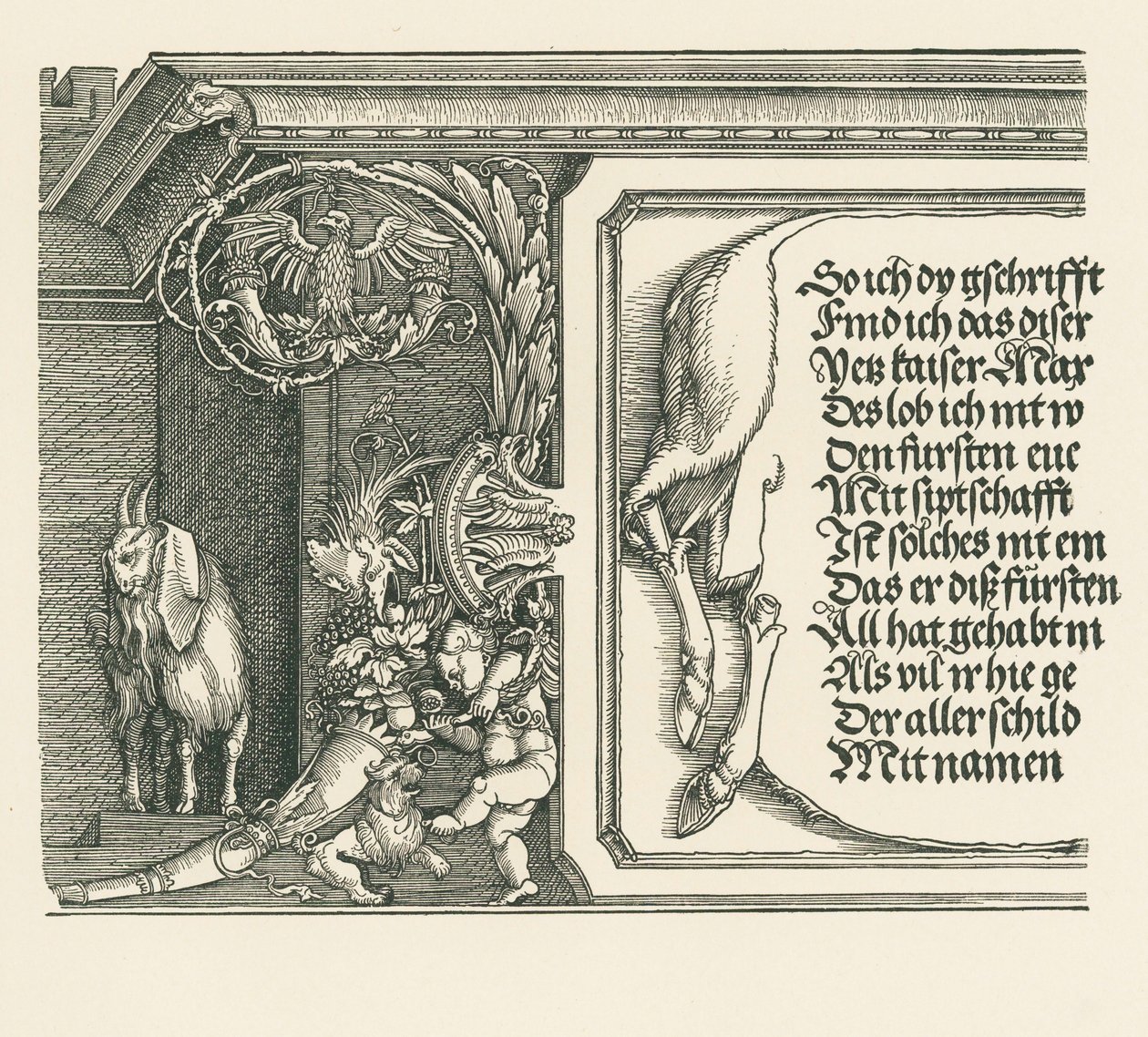Triumphal Arch for Emperor Maximilian I by Albrecht Dürer or Duerer