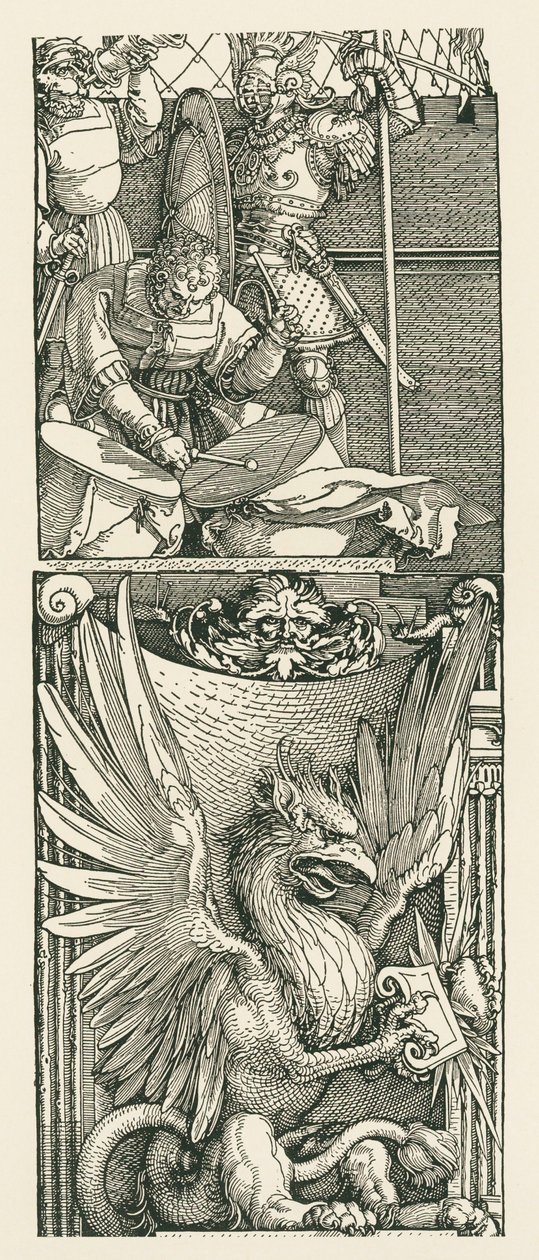 Triumphal Arch for Emperor Maximilian I by Albrecht Dürer or Duerer