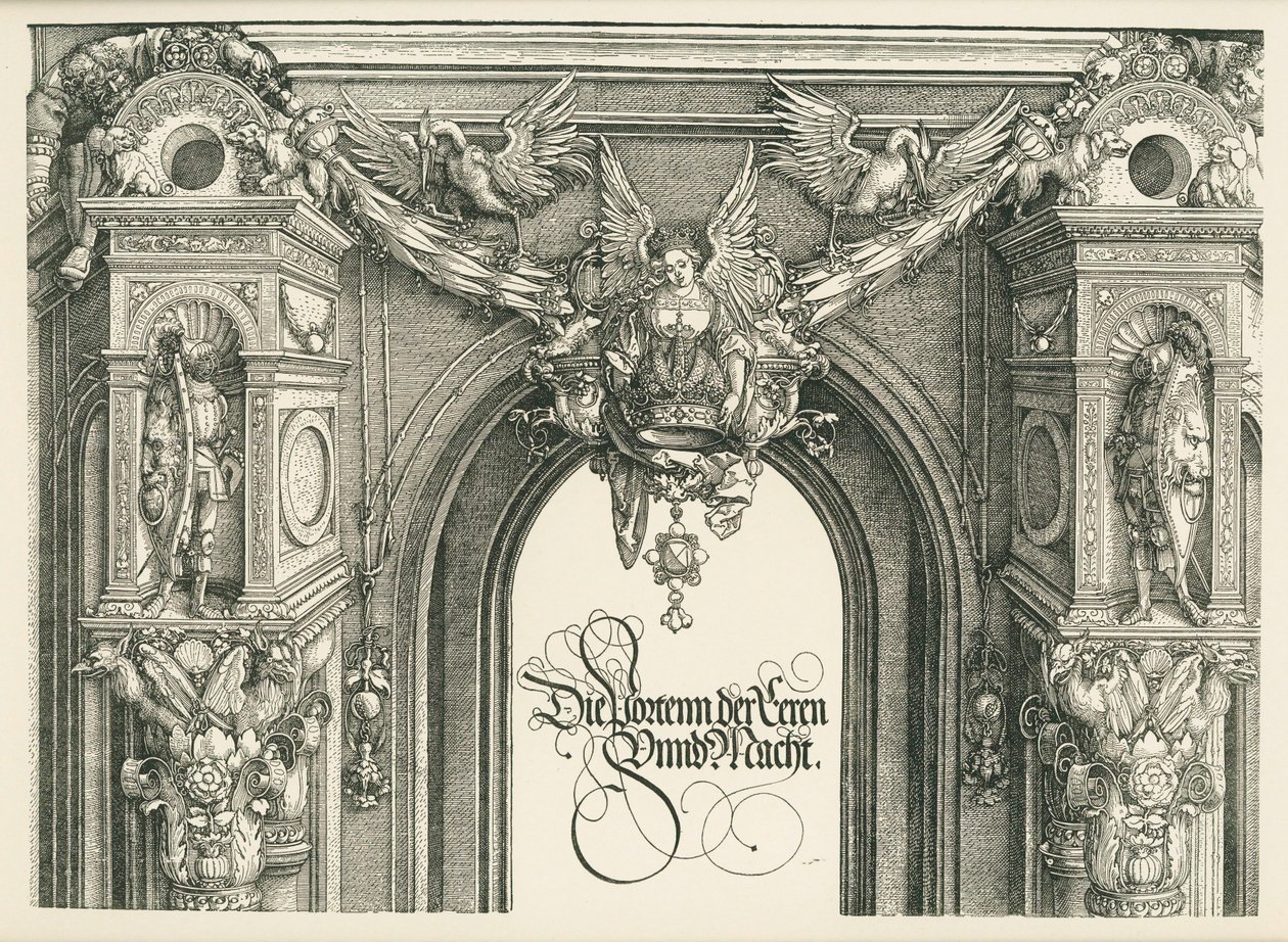 Triumphal Arch for Emperor Maximilian I by Albrecht Dürer or Duerer