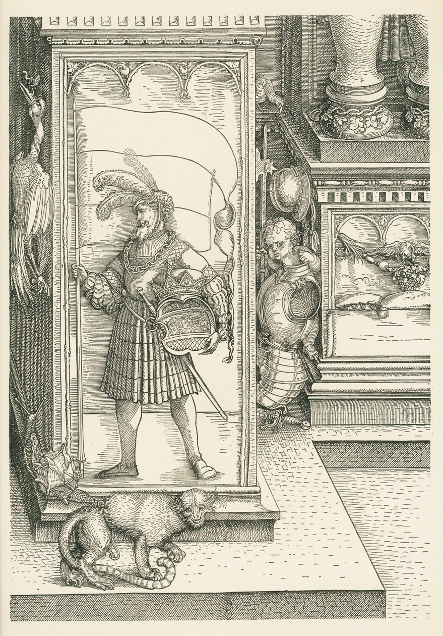 Triumphal Arch for Emperor Maximilian I by Albrecht Dürer or Duerer