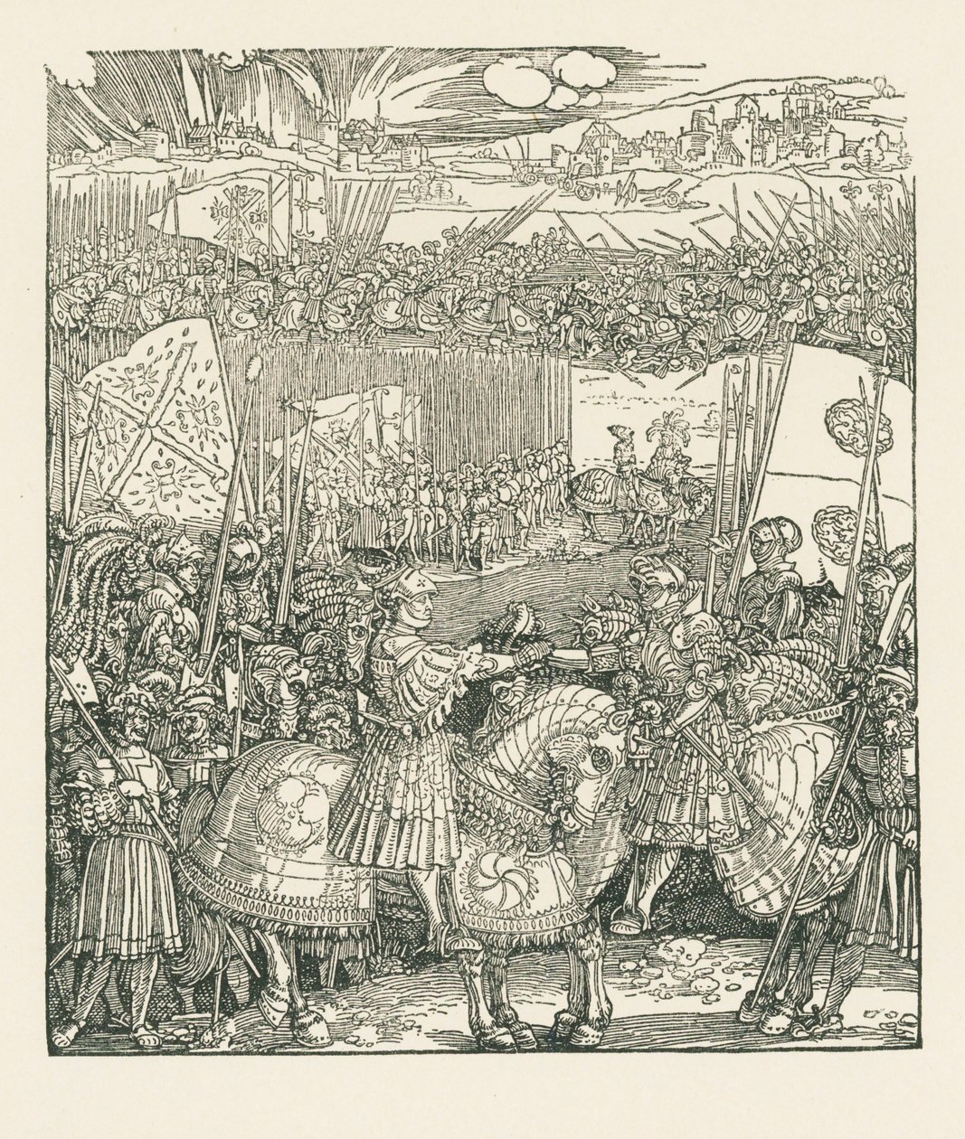 Triumphal Arch for Emperor Maximilian I by Albrecht Dürer or Duerer