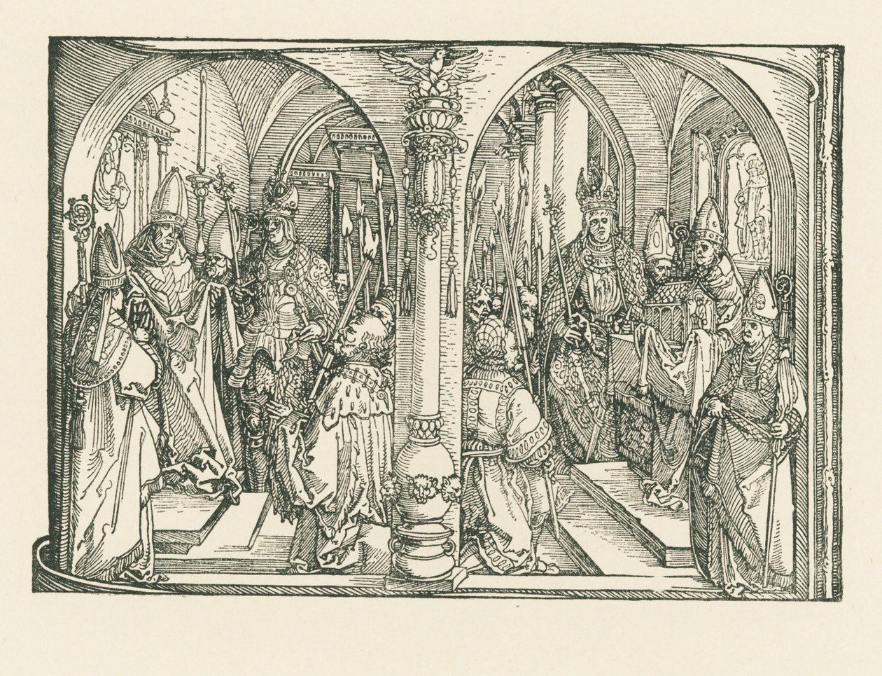 Triumphal Arch for Emperor Maximilian I by Albrecht Dürer or Duerer