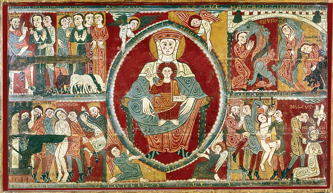 Altar of the Chapel of St. Margaret: The Martyrdom by Alícia Noe