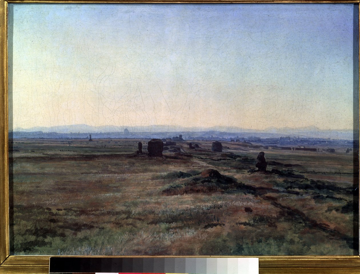 View of the Via Appia at Sunset (1845) by Aleksandr Andreevich Ivanov