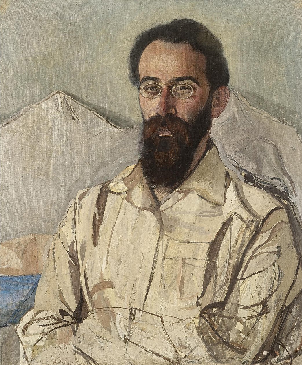 Portrait of Friedrich Eduardovich Krimmer by Aleksandr Jakovlevic Golovin