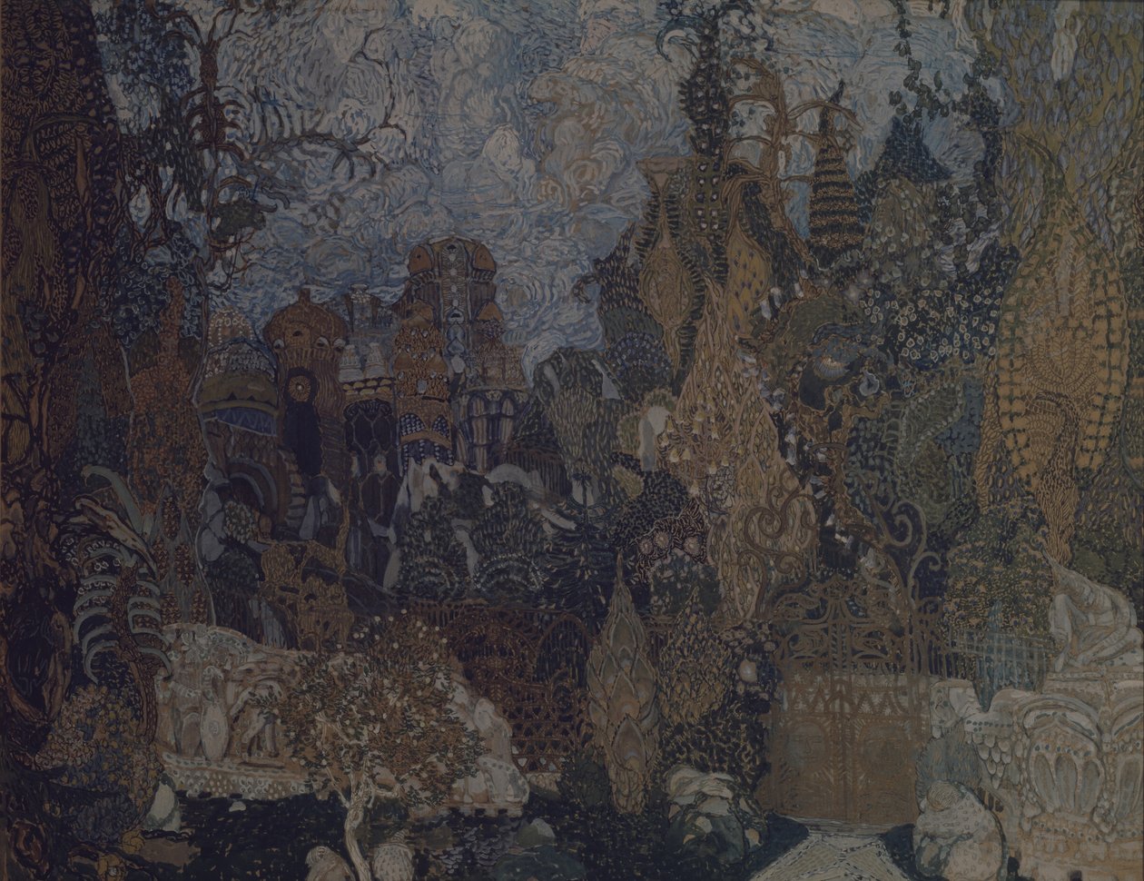 stage-design-for-the-ballet-the-firebird-by-i-stravinsky-1910