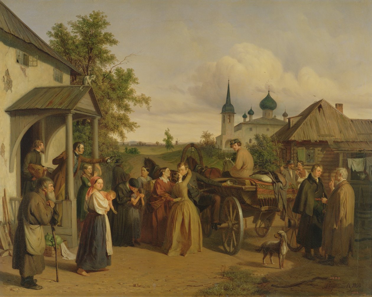 The Departure by Aleksei Filippovich Chernyshev