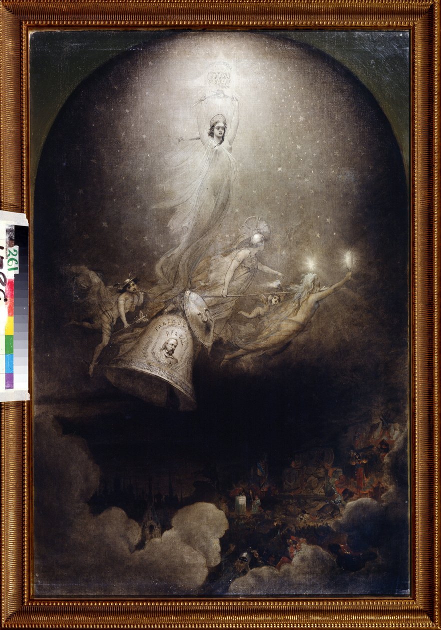 Apotheosis of the Newspapers "The Bell" and "The Polar Star" of Socialist Inspiration by Aleksei Petrovich Bogolyubov