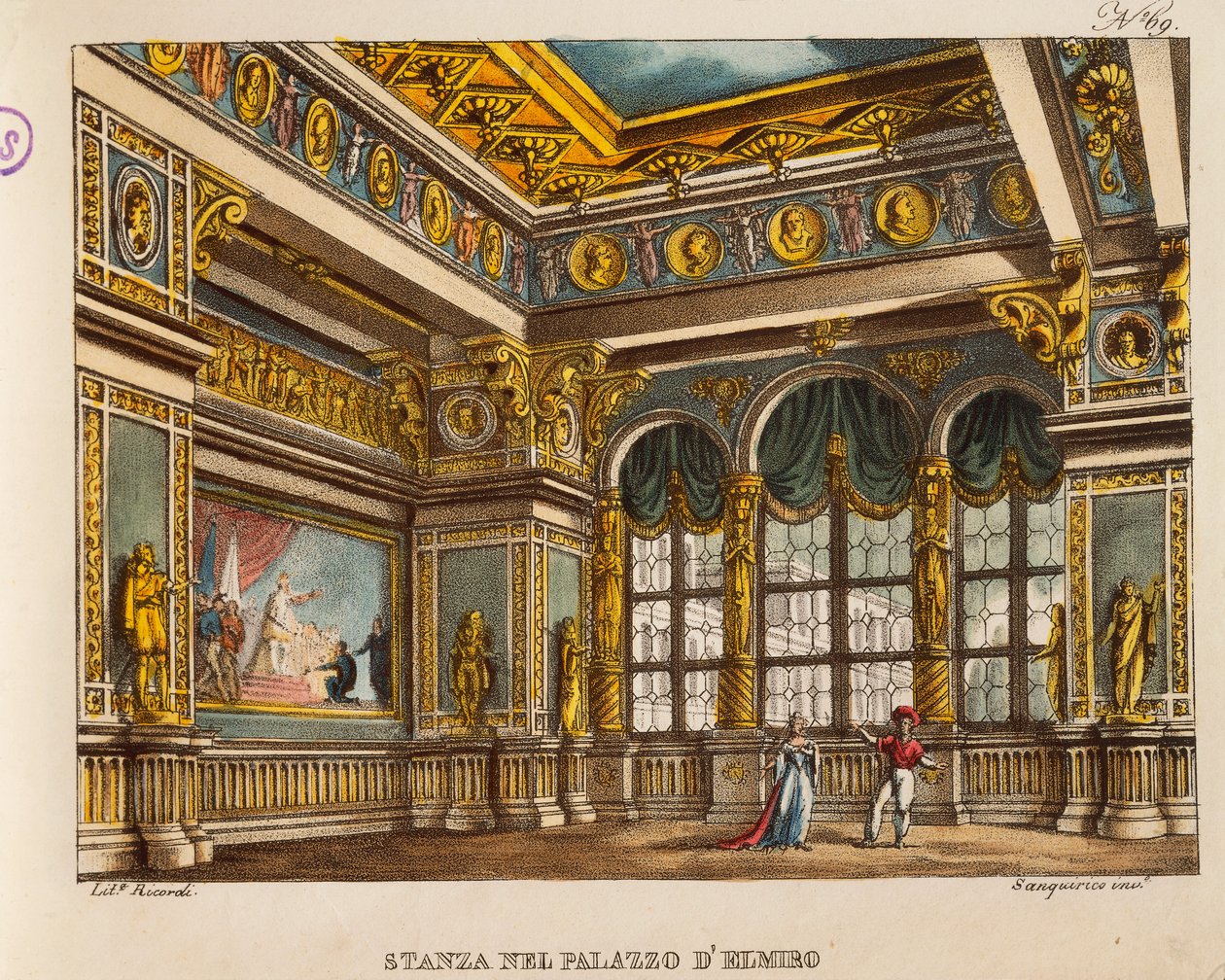 Room in the Palace of Elmiro, from 