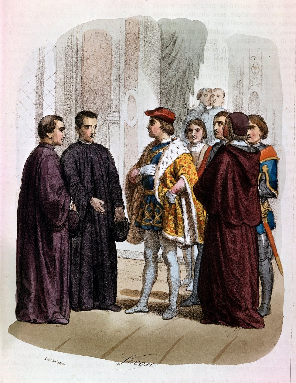 Niccolo di Bernardo dei Machiavelli (Nicolas Machiavelli) by Alessandro Focosi