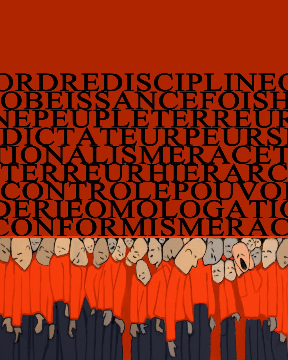 Allegory of Dictatorship (Illustration) by Alessandro Lonati