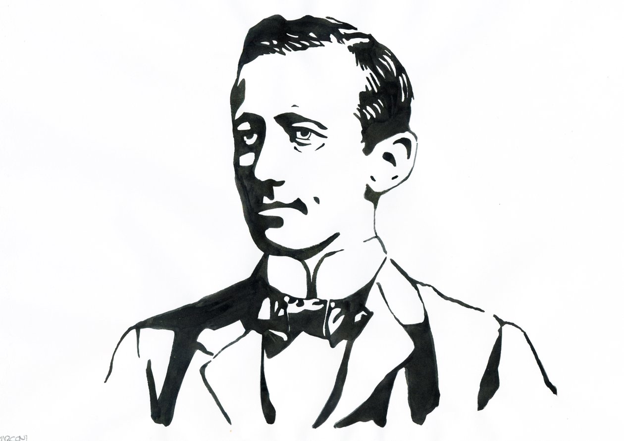 Portrait of Guglielmo Marconi by Alessandro Lonati