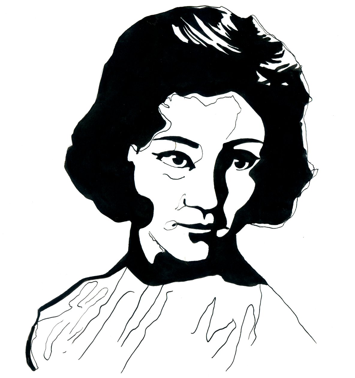 Portrait of Jiang Qing, Wife of Mao Zedong by Alessandro Lonati