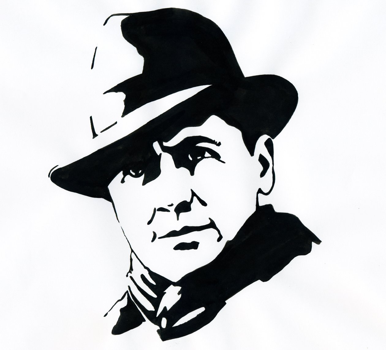 Portrait of Jean Moulin by Alessandro Lonati
