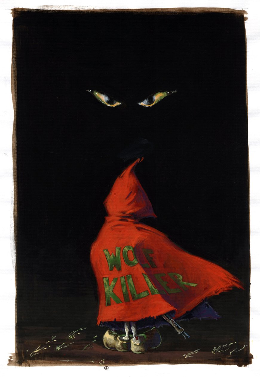 Revisited Little Red Riding Hood (Illustration)