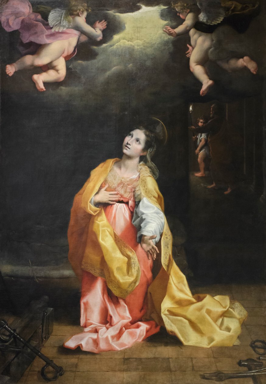 Saint Agatha in Prison by Alessandro Vitali