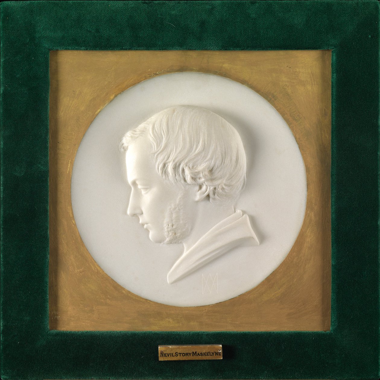 Nevil Story Maskelyne (marble) by Alexander Munro