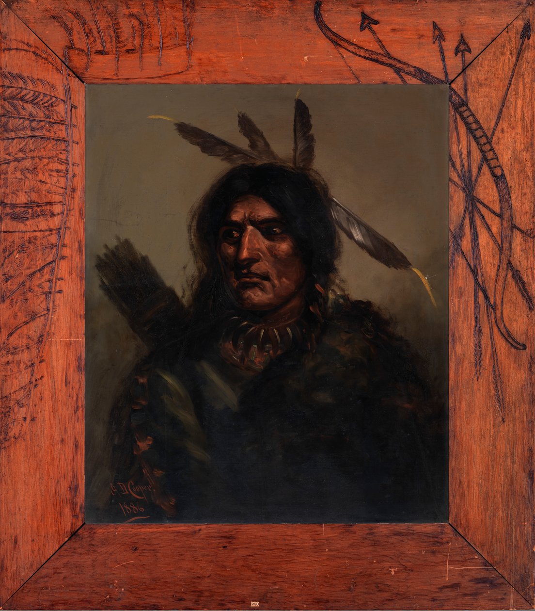 Indian Man with Quiver by Alexander Davis Cooper