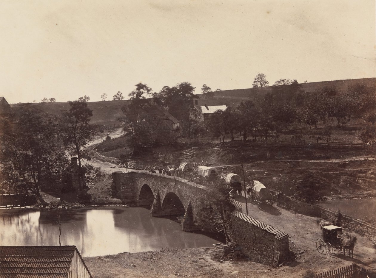 Antietam Bridge, On the Sharpsburgh and Boonsboro Turnpike, No. 3, September 1862 by Alexander Gardner