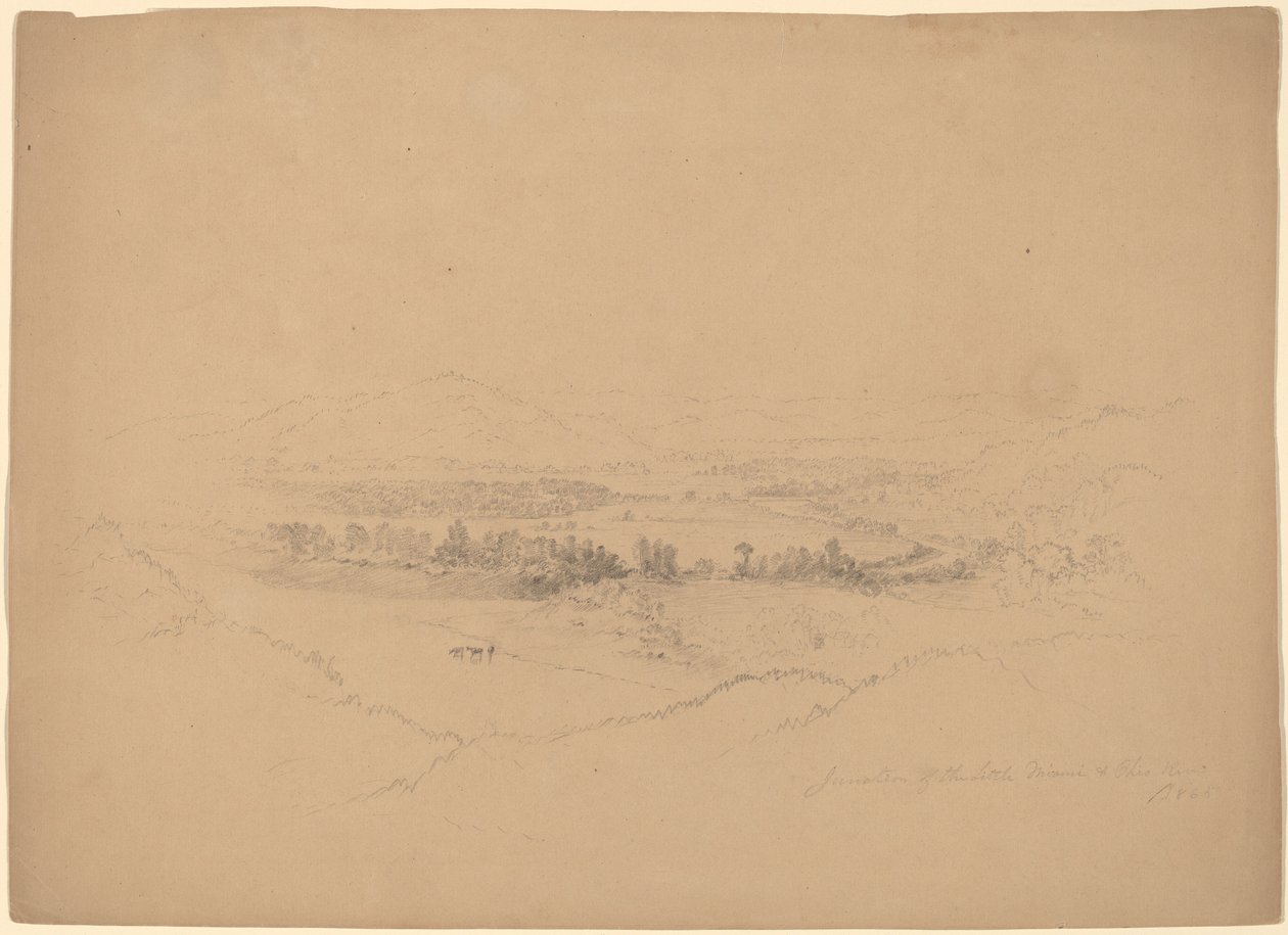 Miami and Ohio Rivers by Alexander Helwig Wyant