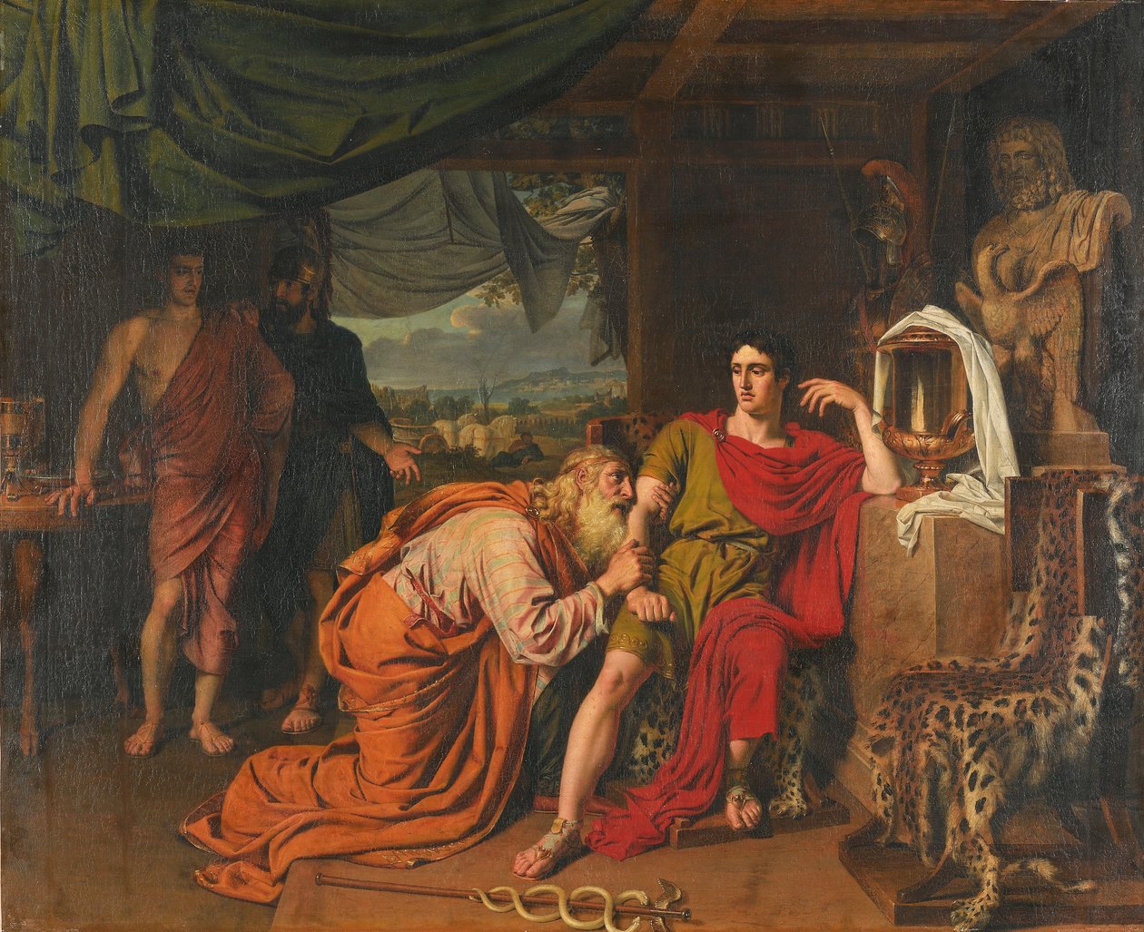 Priam asks Achilles to return Hector