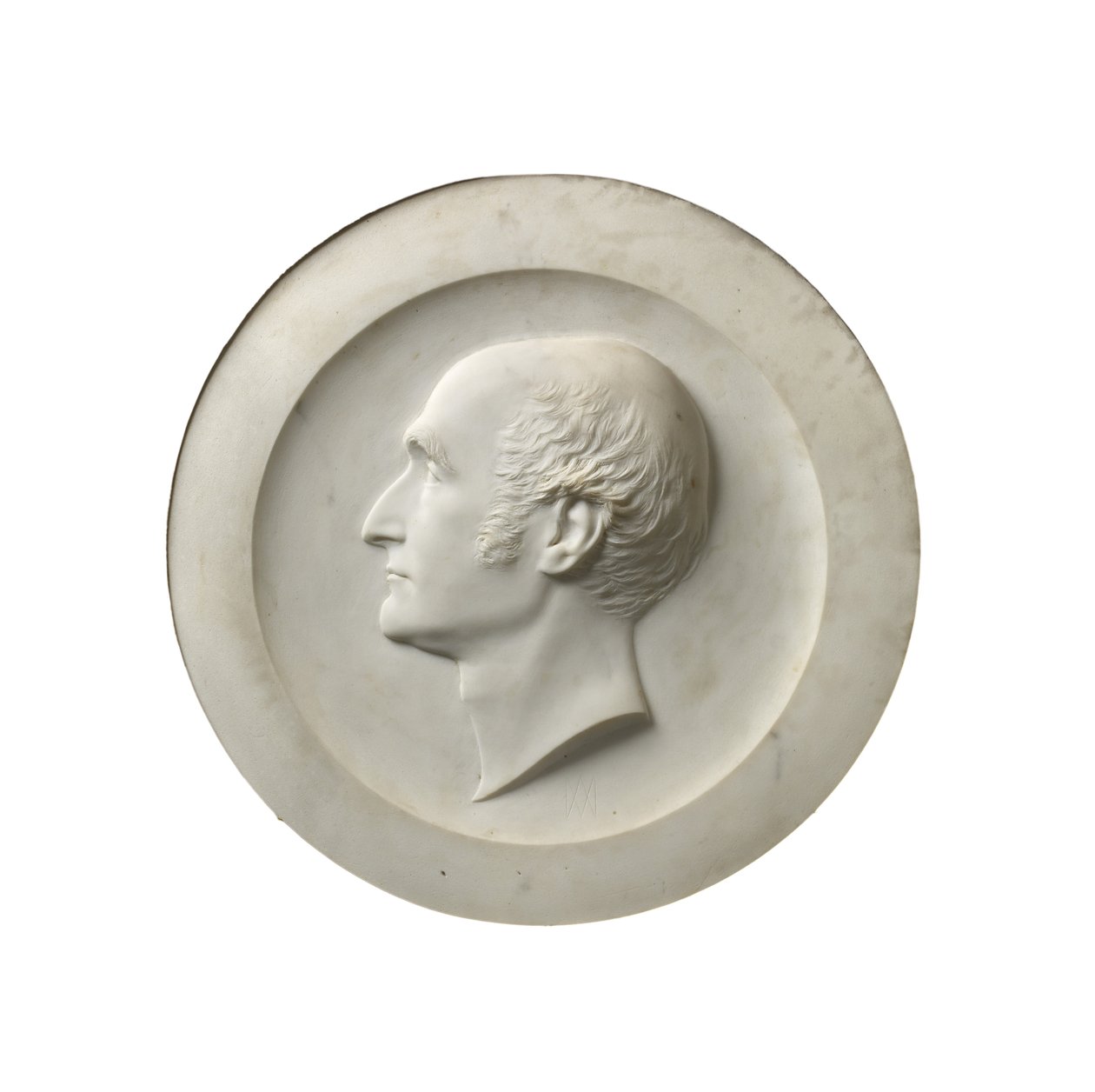 Profile portrait of Revd Dr Henry Wellesley by Alexander Munro