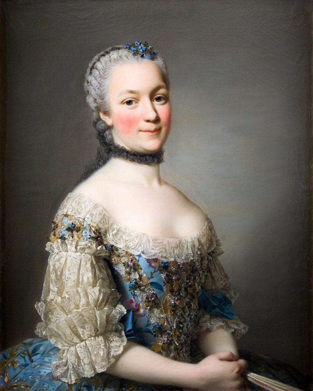 Portrait of Katarzyna Zamoiska by Alexander Roslin