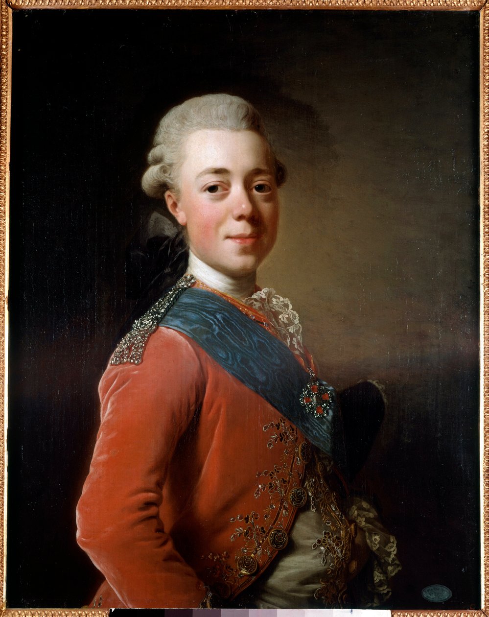 Portrait of Paul I, Emperor of Russia by Alexander Roslin